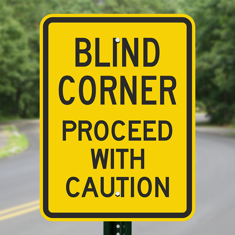 Slow Down and Stay Safe: The Importance of Blind Corner Signs | by John ...