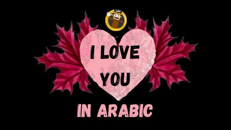 I Love You In Arabic Language