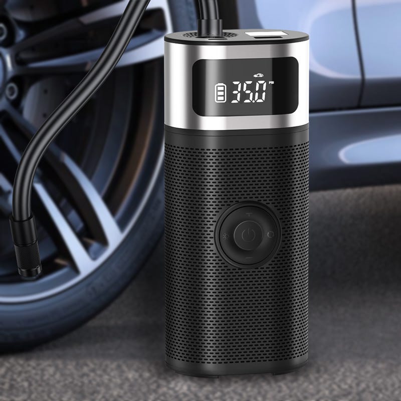 【CARSUN Digital air pump T2190】 Multifunctional air pump, with