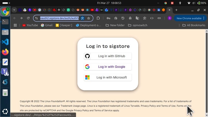 Signing Container Images with Cosign