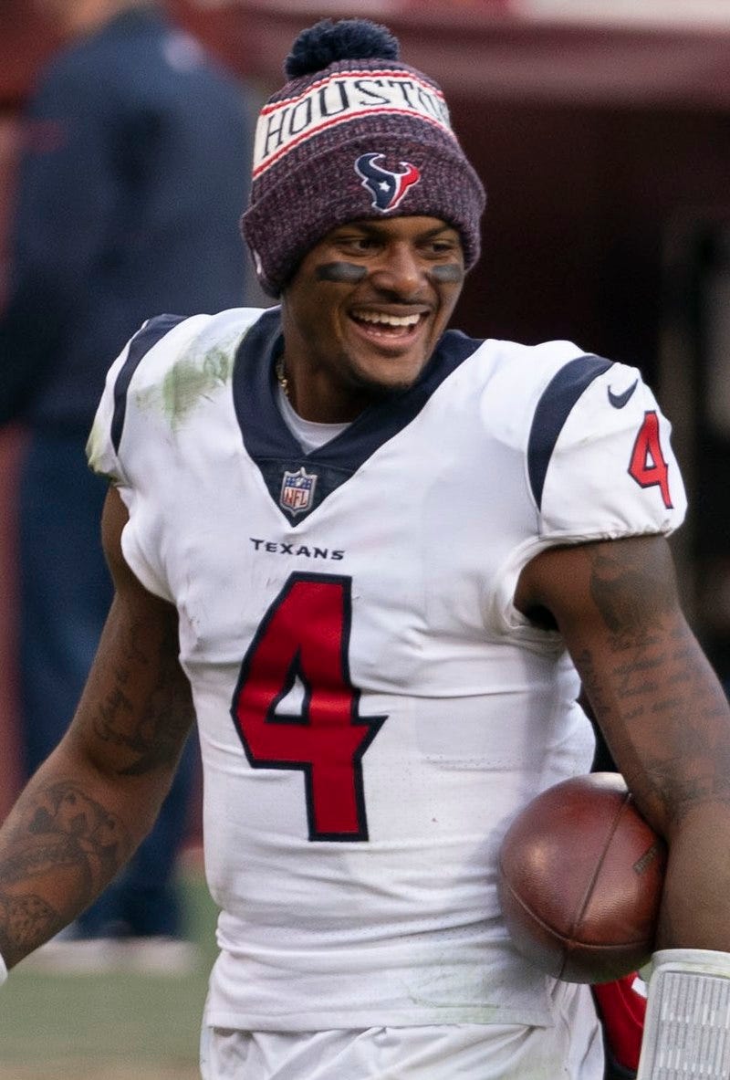 Texans' Deshaun Watson won't face criminal charges for sex assault