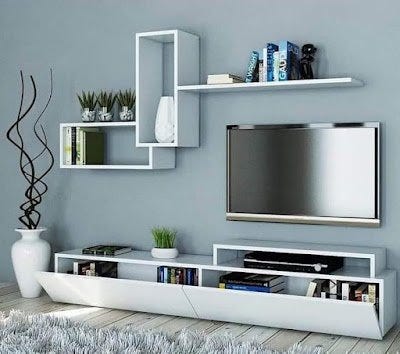 TV UNIT PANELING  Simple tv unit design, Tv unit interior design