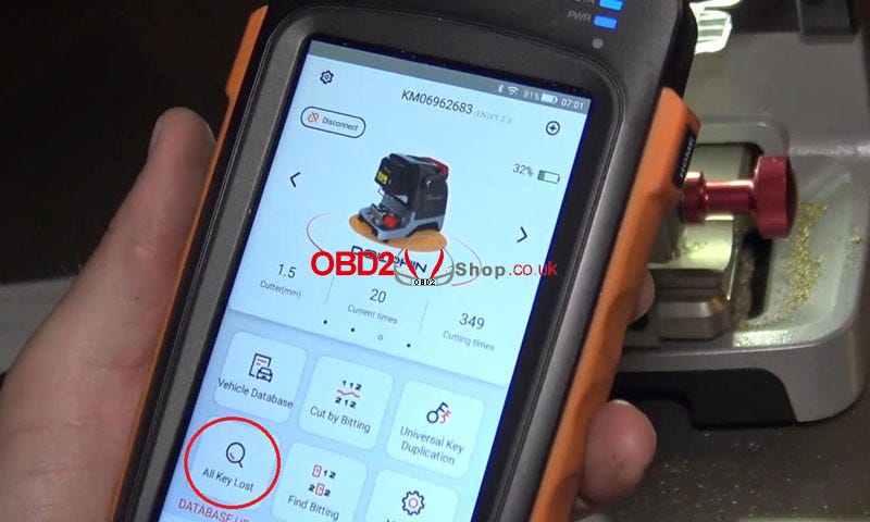 Cutting VW Beetle HU66 Keys with Xhorse Dolphin XP005