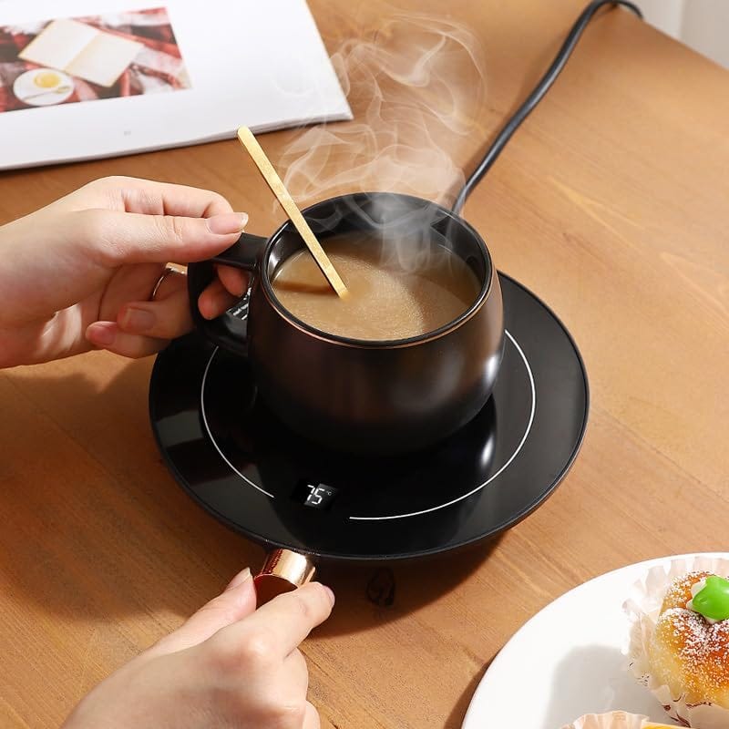 Winter Constant Temperature 55 Degree Milk Cup Heater Coaster Electric