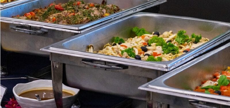 There are many reasons to choose a buffet-style wedding dinner- Royal