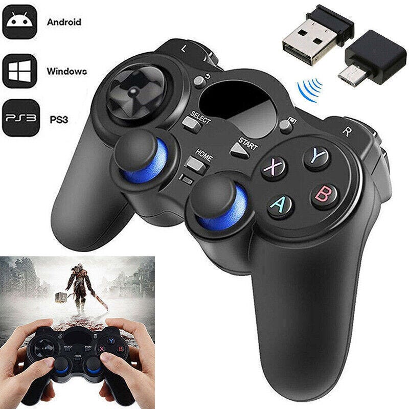 2.4G Wireless Gamepad Joystick Game Controller for Android Phones Smart TV  PC | by Gizmofy | Medium
