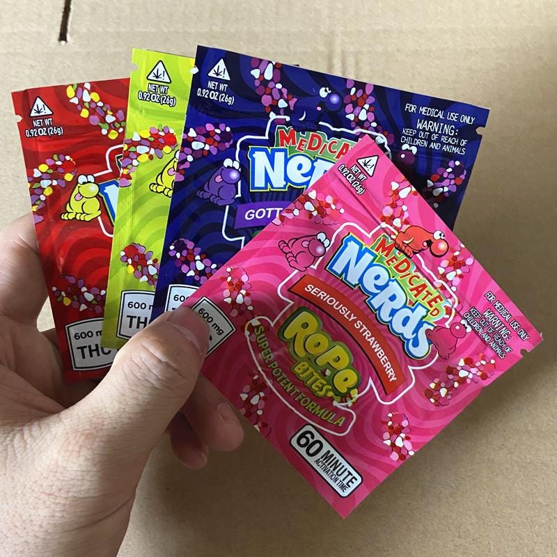 Medicated Nerds Rope Bites A Tantalizing Treat for Cannabis