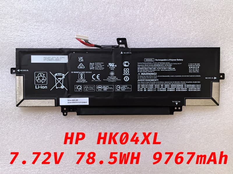 K KYUER 54Wh HK04XL Laptop Batteria per HP EliteBook x360 1030 G7 G8,EliteBook x360 1040 G7 G8 2-in-1 Convertible Notebook PC Series HK04054XL-PL HSTNN-IB9H L82391-005 L82391-006 L82391-007 L79376-1B1