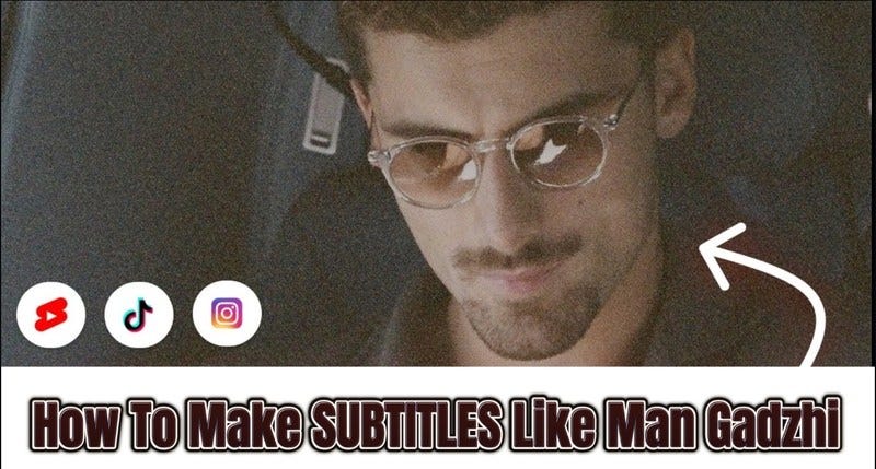 How To Make SUBTITLES Like Iman Gadzhi in CapCut 2025