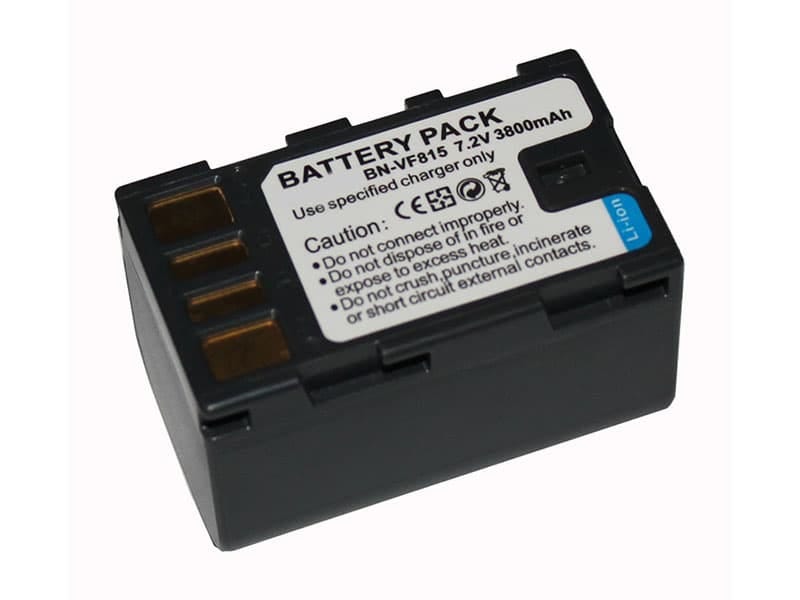 Vhbw 3 Batterie Per JVC BN-VF808 / BN-VF815 – 1400mAh, 7,2V, Ioni Di Litio, Con Infochip Per Videocamera - 2
