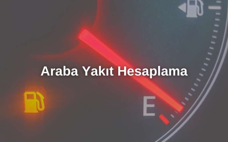 Yol Yakıt Hesaplama Nasıl Yapılır?