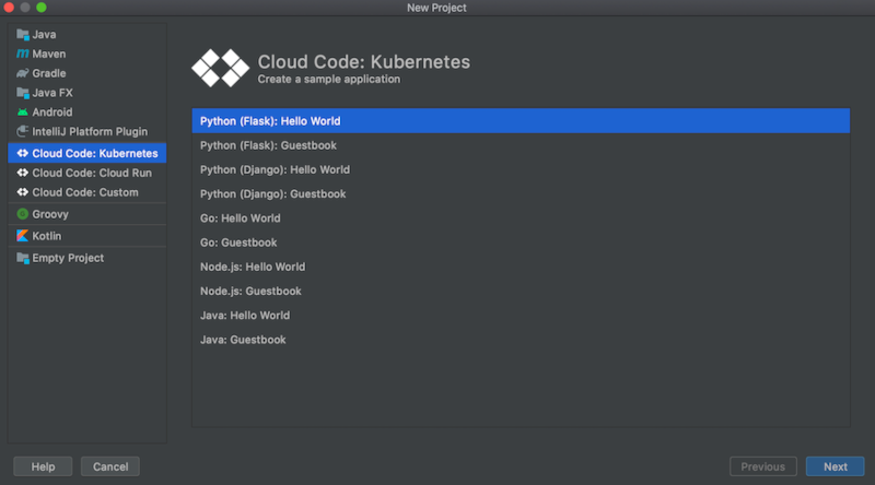 Google Cloud Code for IntelliJ