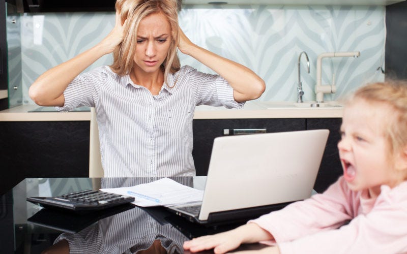 Sick and Tired Work from Home Mom Read this. by Alaa Emara