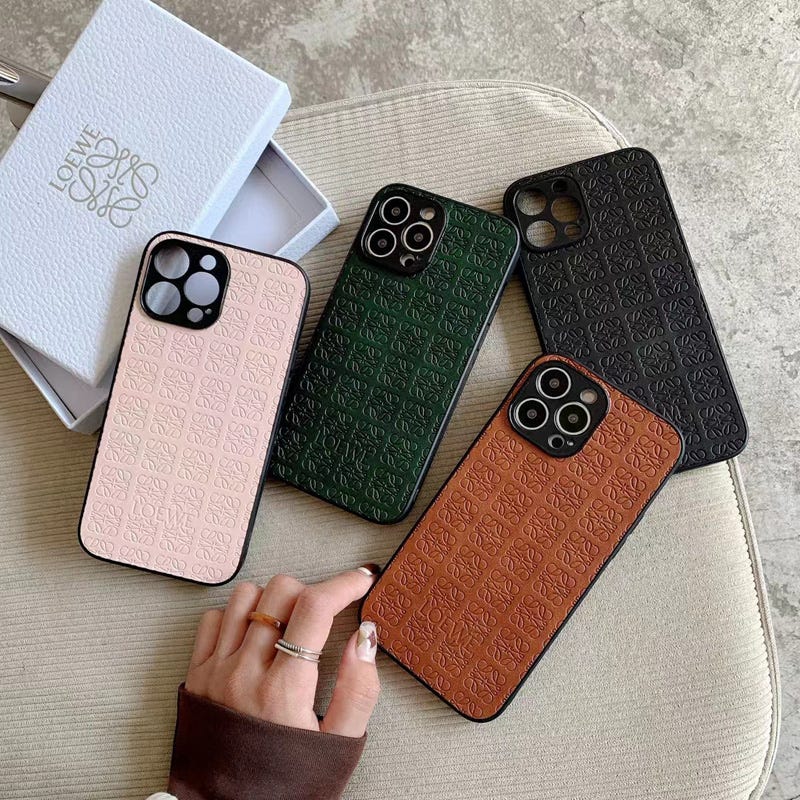 Fashion Square Leather Phone Case For Iphone 11 12 Pro Max Xs Max