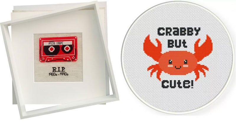 20 + Funny Cross Stitch Patterns. When you think about Cross stitches…, by  Avery Smith