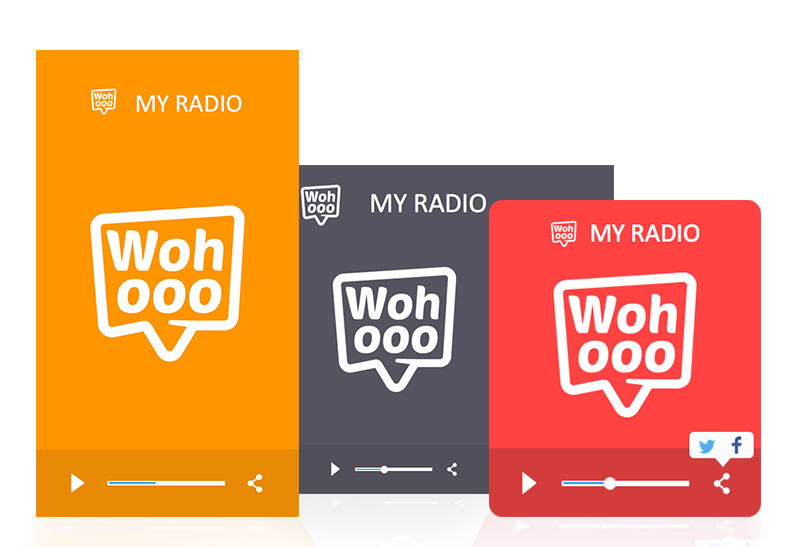 Online Radio HTML5 Player. It's here! The new Wohooo V3 player! We… | by  Wohooo | Medium