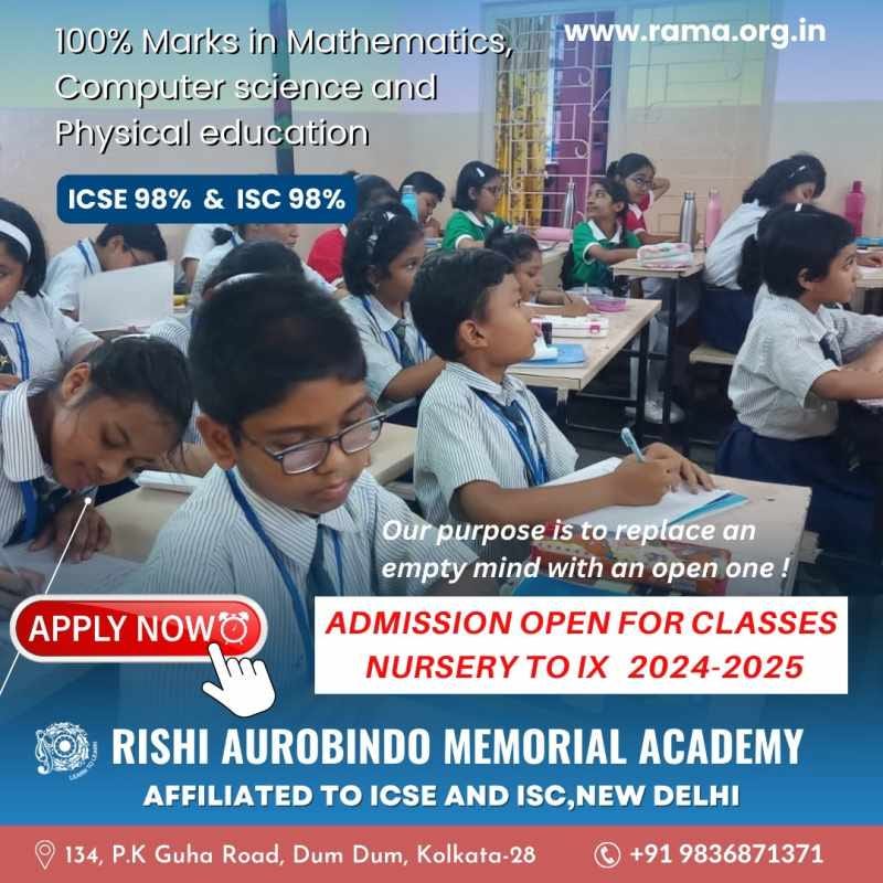 Admission Open For Classes Nursery to Class IX 20242025, Rishi
