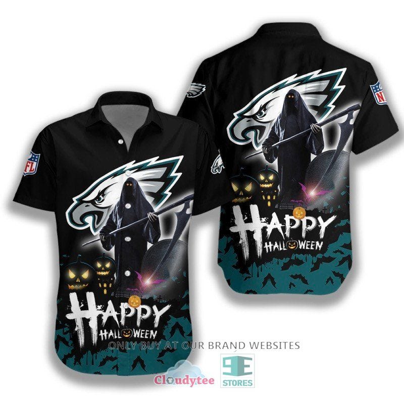 Philadelphia Eagles 2023 AOP Hawaiian Shirt Style 8 For Men And