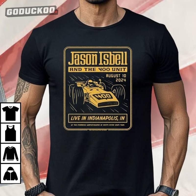 Jason Isbell And The 400 Unit Indianapolis In 2024 Tour Shirt
