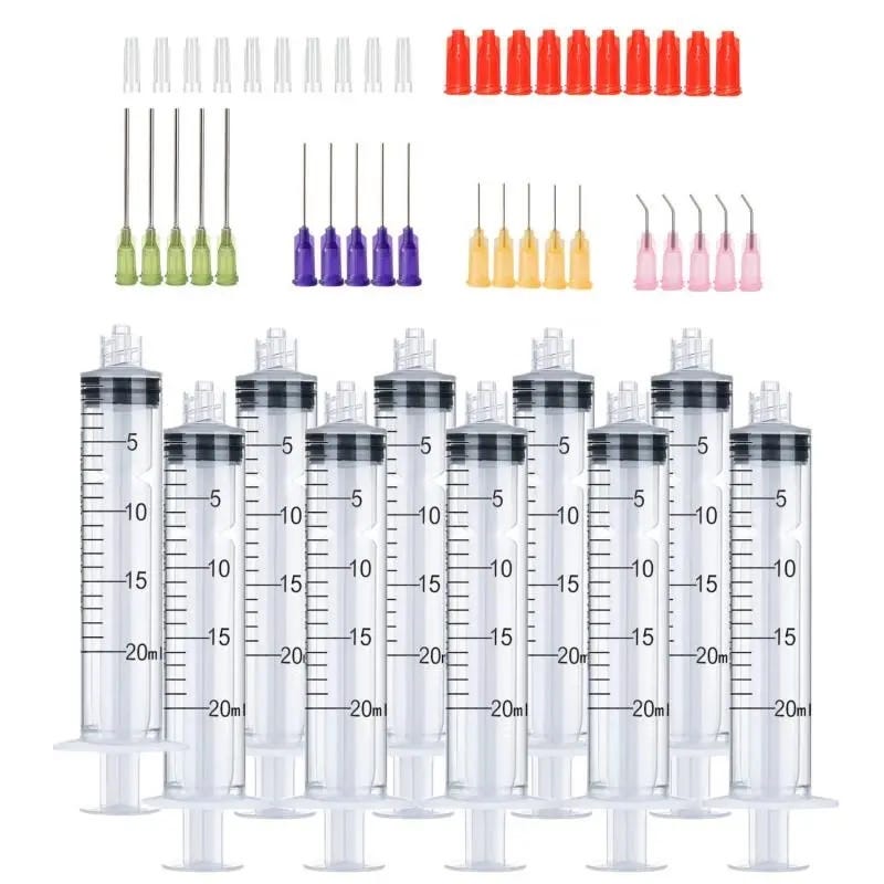 Review! 50Pack Syringes with 14ga23ga Blunt Tip Needles With Syringe