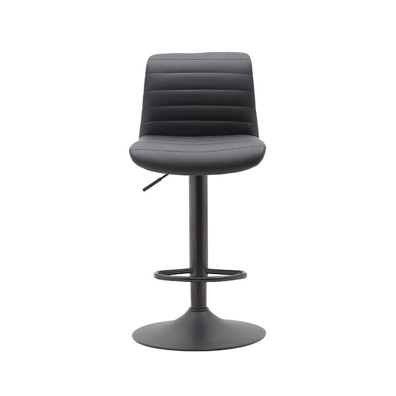 Modern Triangle Adjustable Armless Swivel Barstools PU Leather Bar ...