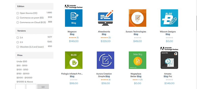 Magento blogs’ integrations