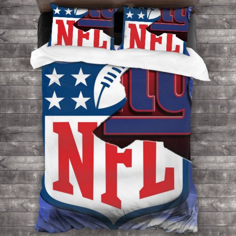 Incredible Football Nfl New York Giants Logo Sport Bedding Sets Bedroom