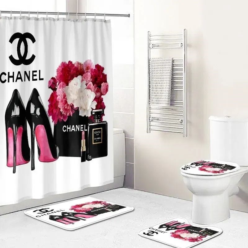 Image result for coco chanel bathroom accessories