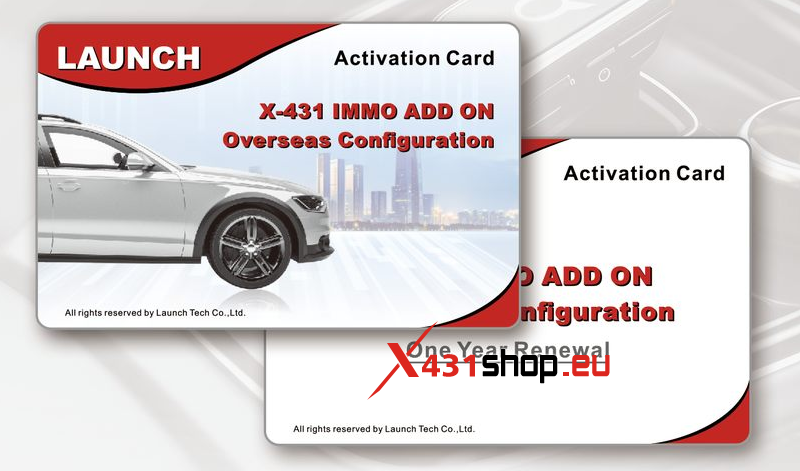 Launch X431 Pro5/ PAD VII/ PAD V IMMO Software Package Activation Service