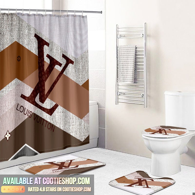 Louis Vuitton Lv Bathroom Set Hot 2023 Luxury Shower Curtain Bath Rug Mat  Home Decor-211112 #Bathroom Design #Bathroom Décor #Bathroom Ideas, by  Cootie Shop