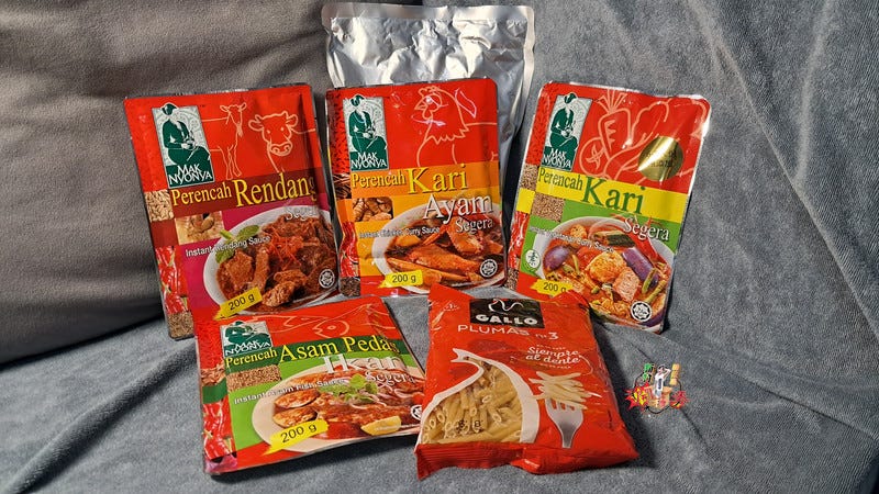 廣紘國際|MAK NYONYA 馬來媽媽酸辣魚|南洋素咖哩|南洋咖哩雞|仁當乾咖哩、Gallo 西班牙小筆尖麵 Plumas