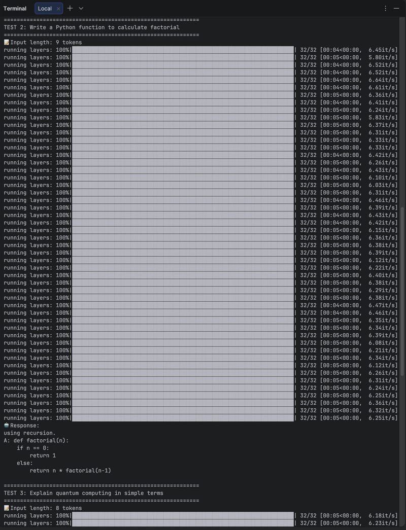 Running AirLLM Locally on Apple Silicon: Not So Good