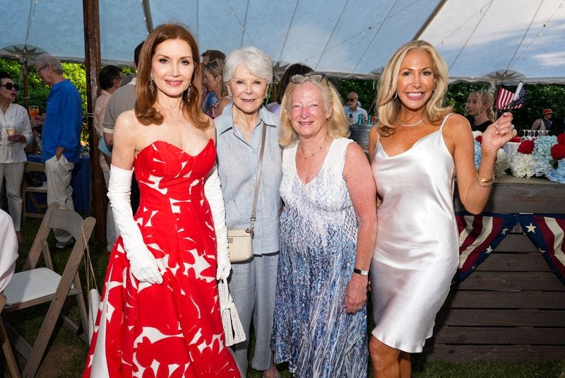 Jean Shafiroff, Nancy Stone, Francesca Dricot, Meg McCartney. PMC