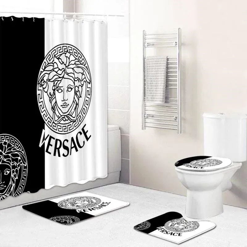 Versace Bathroom Set Hypebeast Luxury Fashion Brand Bath Mat Home Decor
