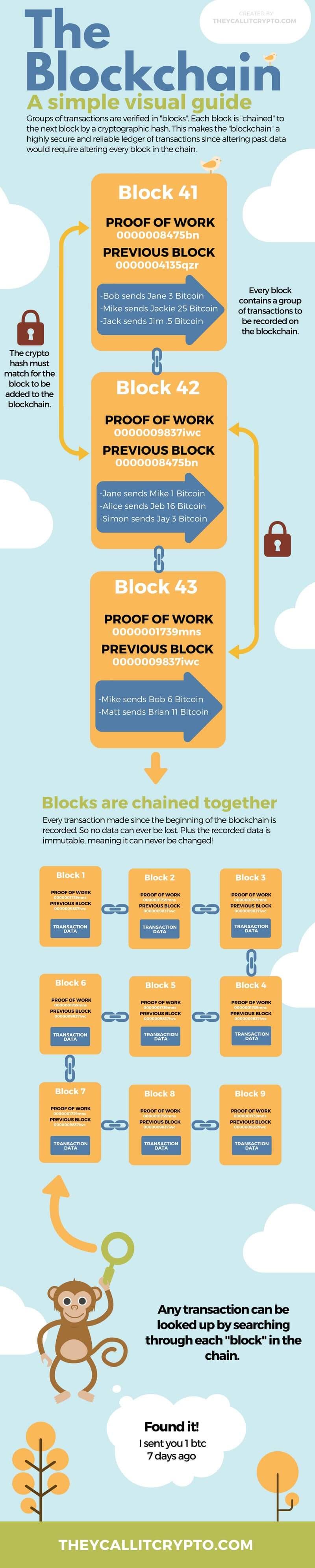The Blockchain — An Infographic 4th Graders Can Understand | by  Theycallitcrypto | Medium