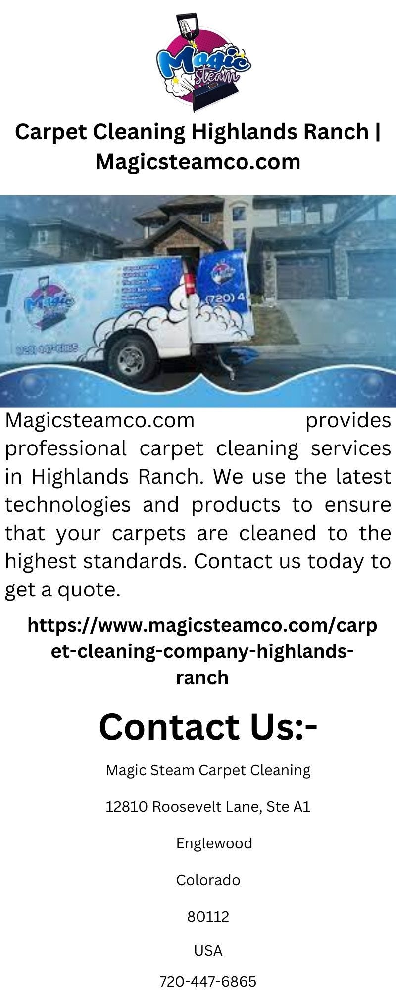 Carpet Cleaning Highlands Ranch Magicsteamco Medium