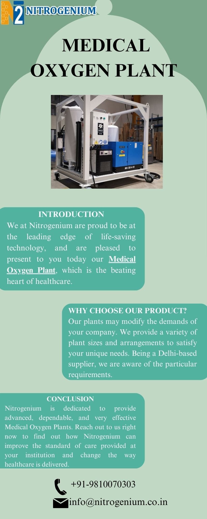 Medical Oxygen Plant Nitrogenium Itnseo Medium