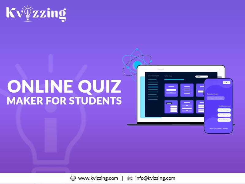 online quiz maker for students Kvizzing Medium