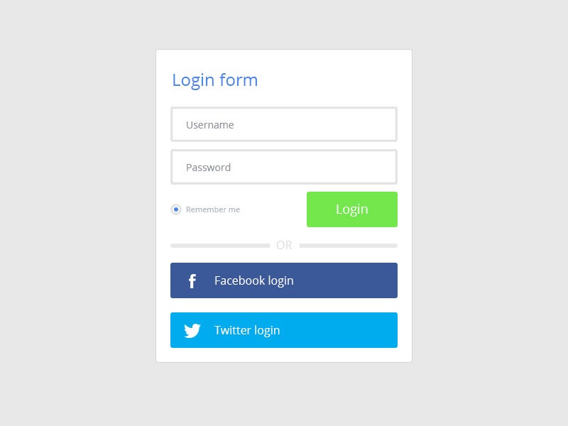 How to add facebook authentication to login page when using