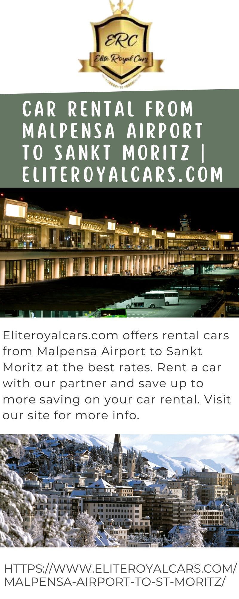 Car Rental From Malpensa Airport to Sankt Moritz