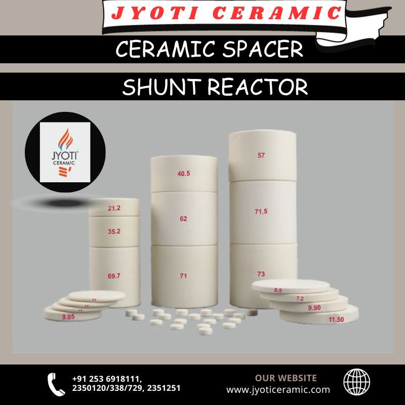 Ceramic Spacer, Shunt Reactor , steatite Ceramic Spacers , ceramic
