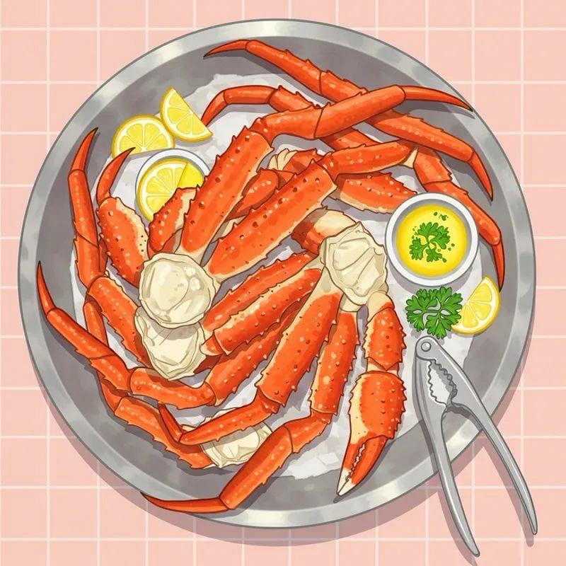 the only way to obtain crab meat is by being able to break through the tough shell first.