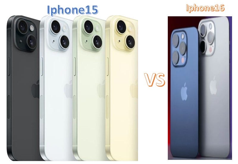 iphone 15 vs iphone 16 camera