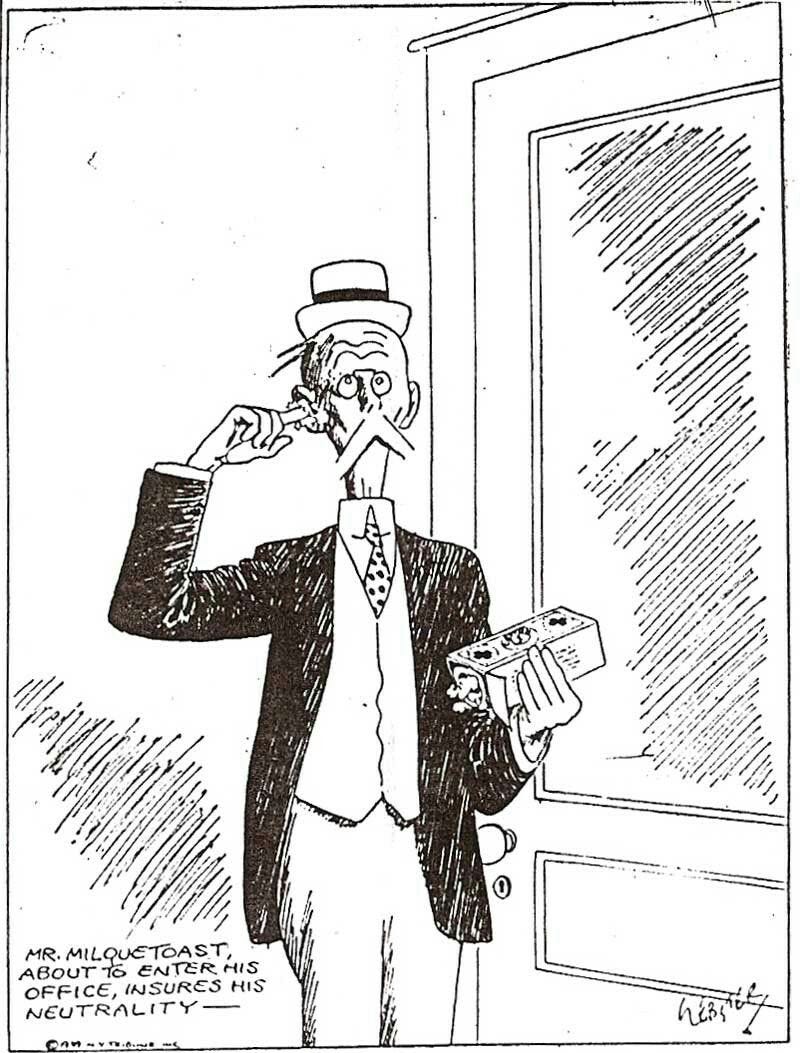 Day 32 Origin of the word “milquetoast” by Ryan Brownewell Daily