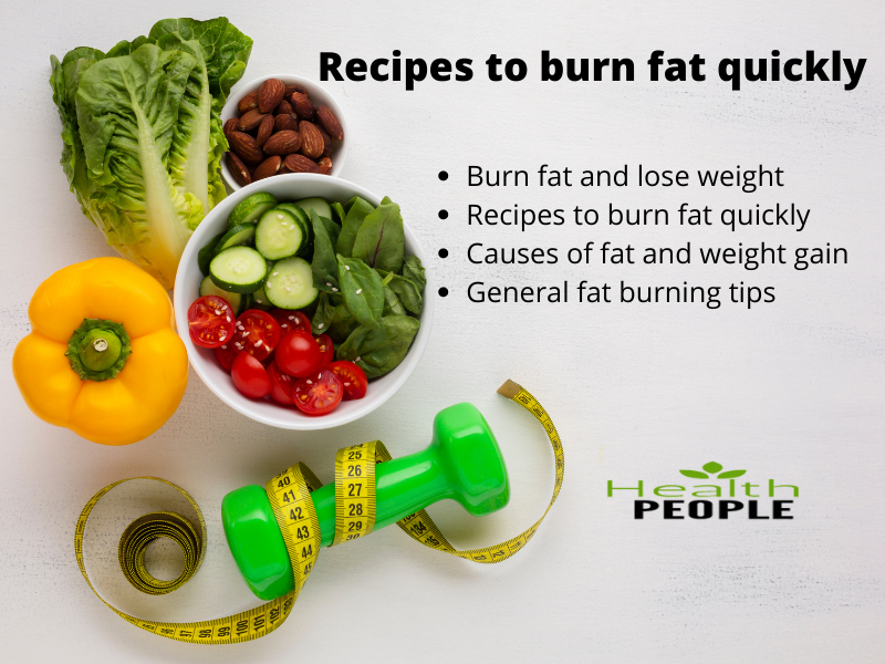 Recipes to burn fat quickly. Here are the best fatburning recipes