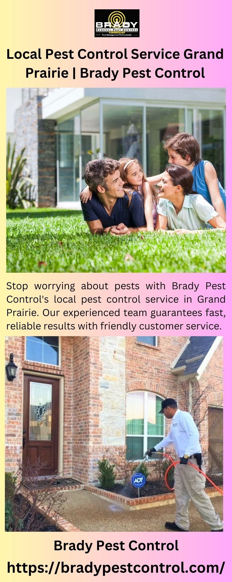 Local Pest Control Service Grand Prairie Brady Pest Control Brady