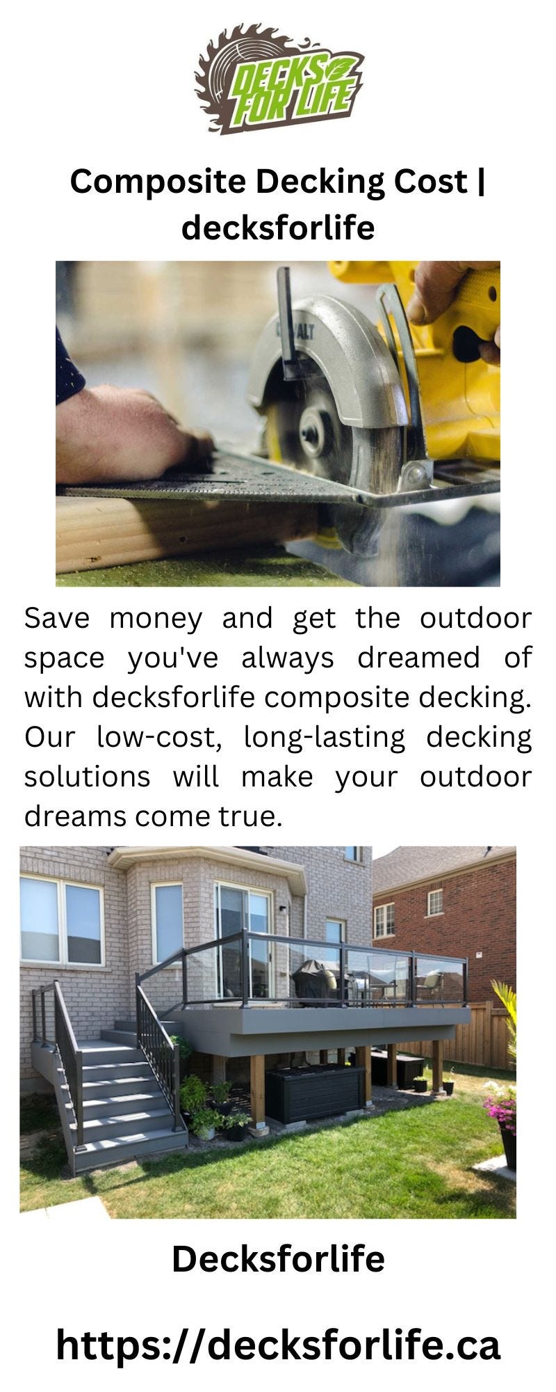 Composite Decking Cost decksforlife Decksforlife Medium