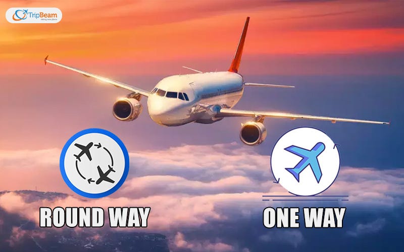 Round Trip VS One Way Air Journey Know What s Better For You by Tripbeam Medium