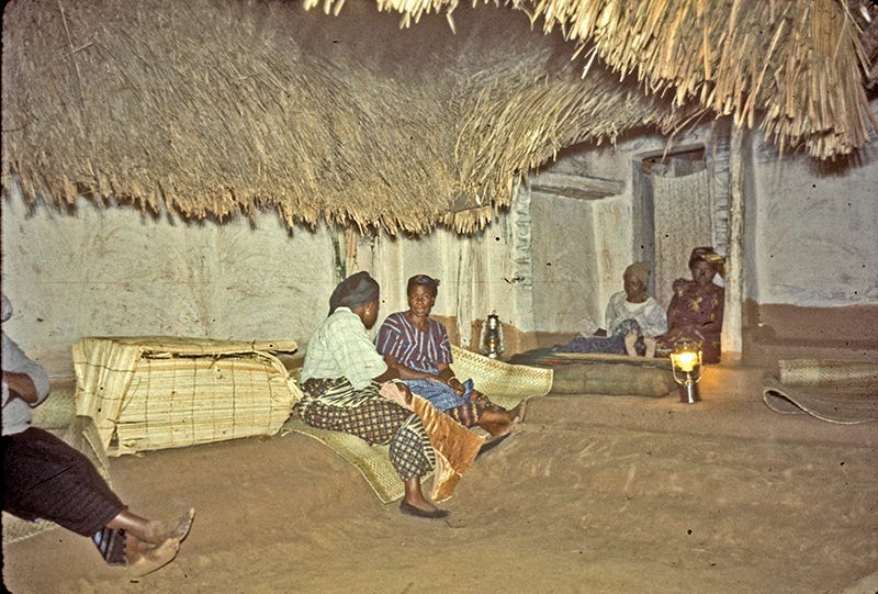 A Courtyard in Onitsha. Source: A Mighty Tree