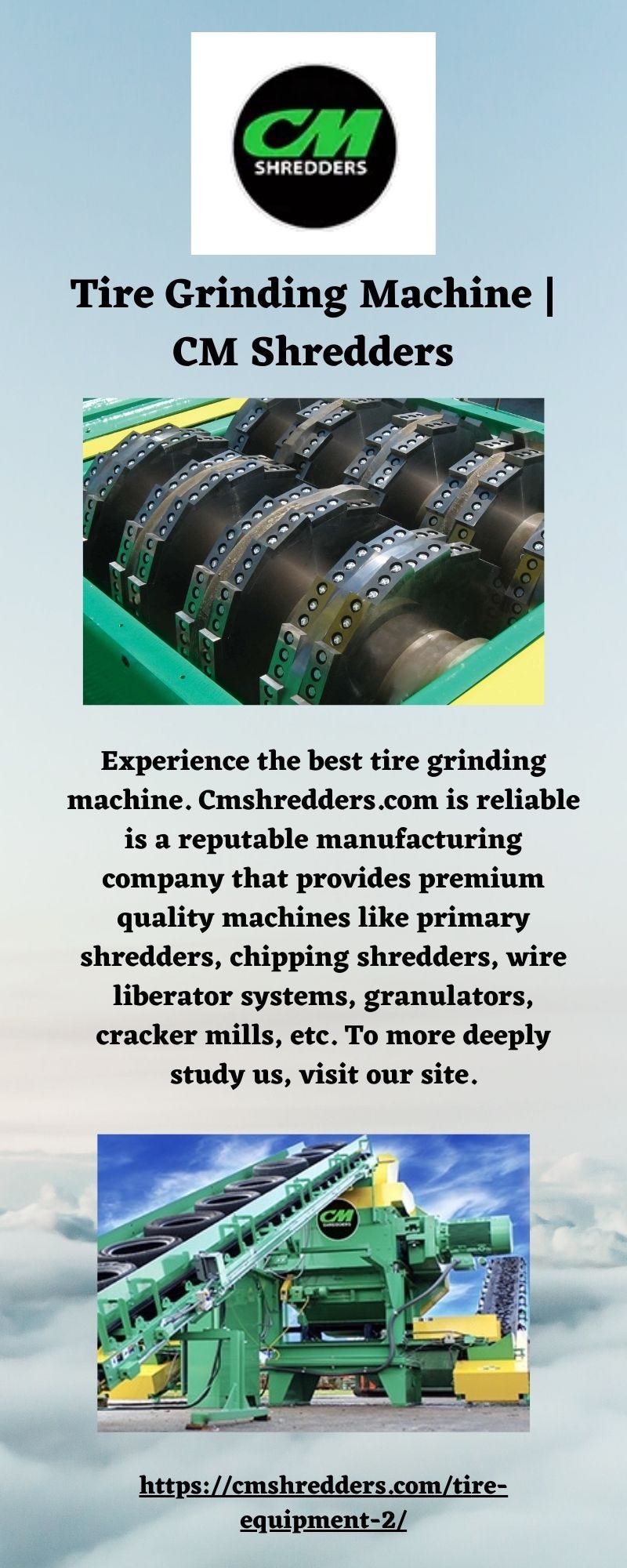 Tire Grinding Machine | CM Shredders - cmshredders - Medium